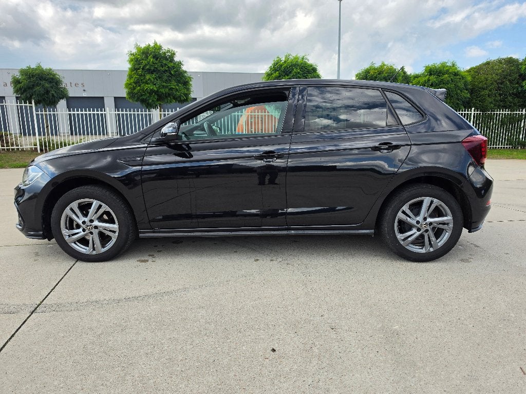 VW Polo 1.0 TSI R-Line DSG Automaat 2024 + Garantie, Autos, Achat, Euro 6, Entreprise, Noir