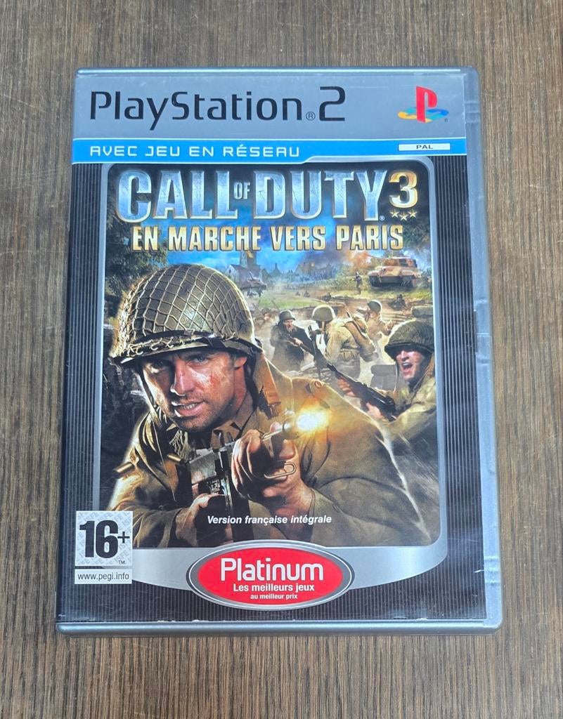 Call of duty 3 en marche vers paris, Games en Spelcomputers, Games | Sony PlayStation 2, Ophalen of Verzenden