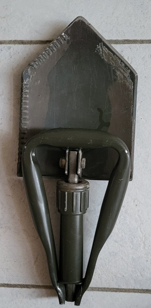 Vintage militaria schop, Enlèvement, Armée de terre, Casque ou Béret