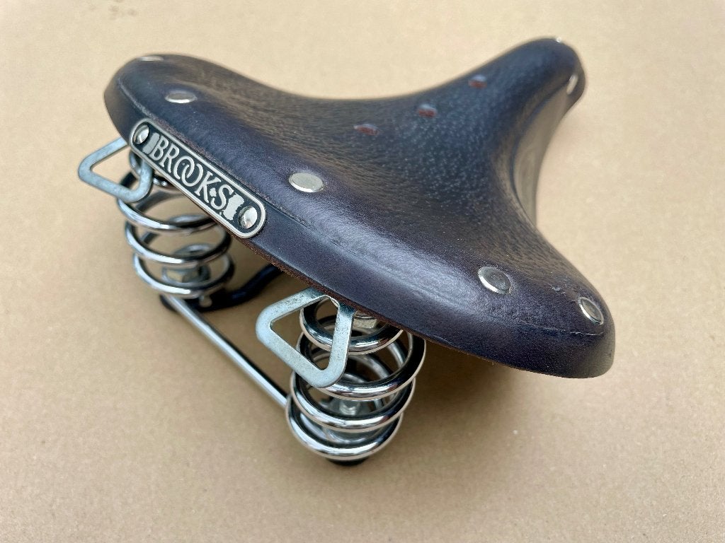 Comfortabele Brooks leren zadel, Fietsen en Brommers, Ophalen, Gebruikt, Leer, Bakfiets