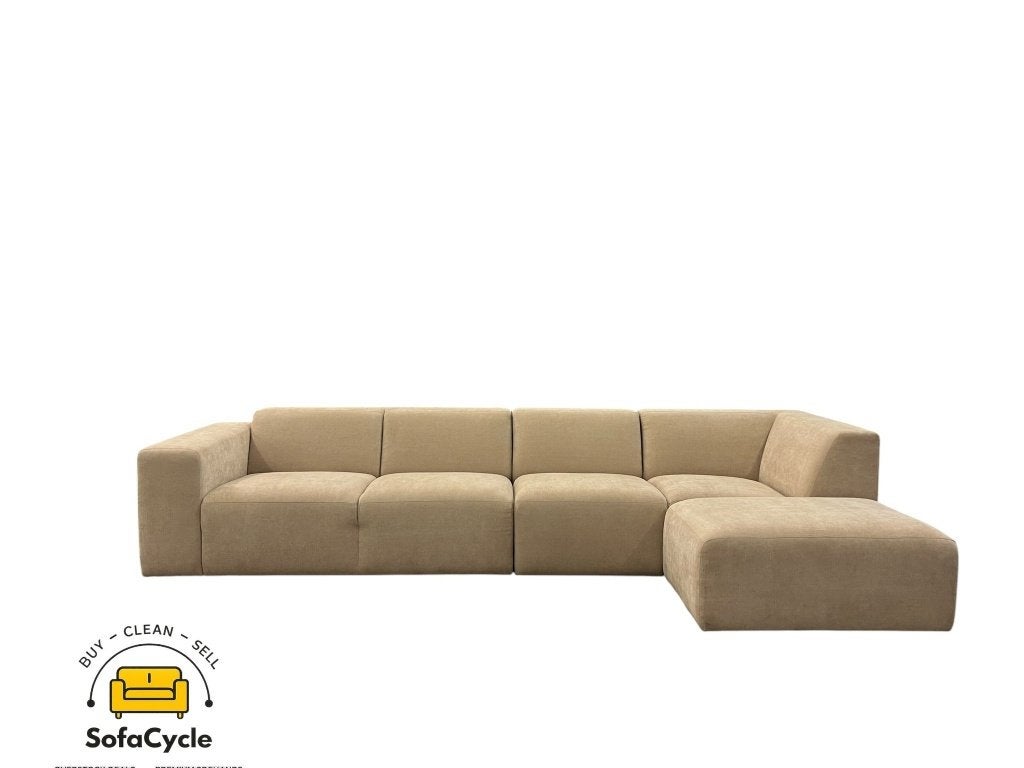 Chaise d'angle beige Nordkapp XL 326 cm — neuve, Enlèvement ou Envoi, SofaCycle VOF, Utilisé, Info@sofacycle.be