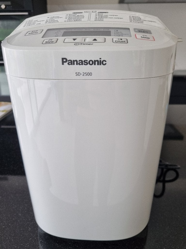 Broodmachine Panasonic, Elektronische apparatuur, Broodbakmachines, 400 tot 800 gram deeg, Ophalen, Met timer, Gebruikt