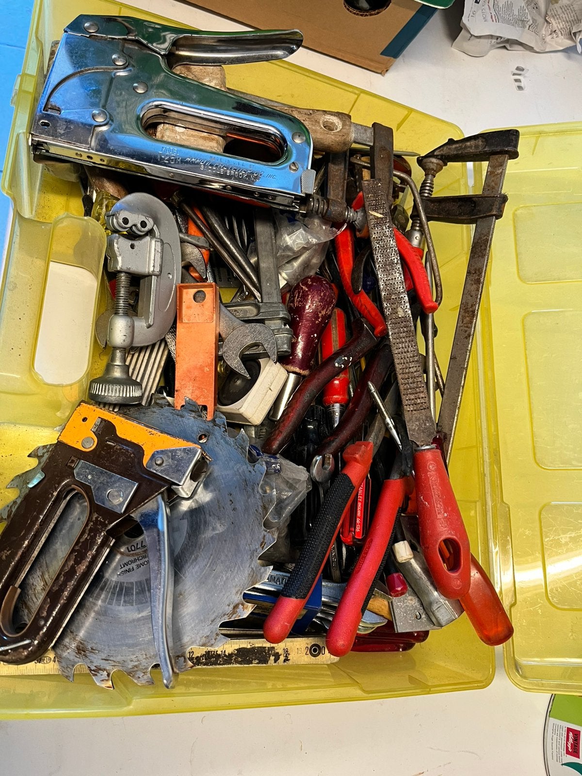 Lot d outils, Ophalen, Gebruikt