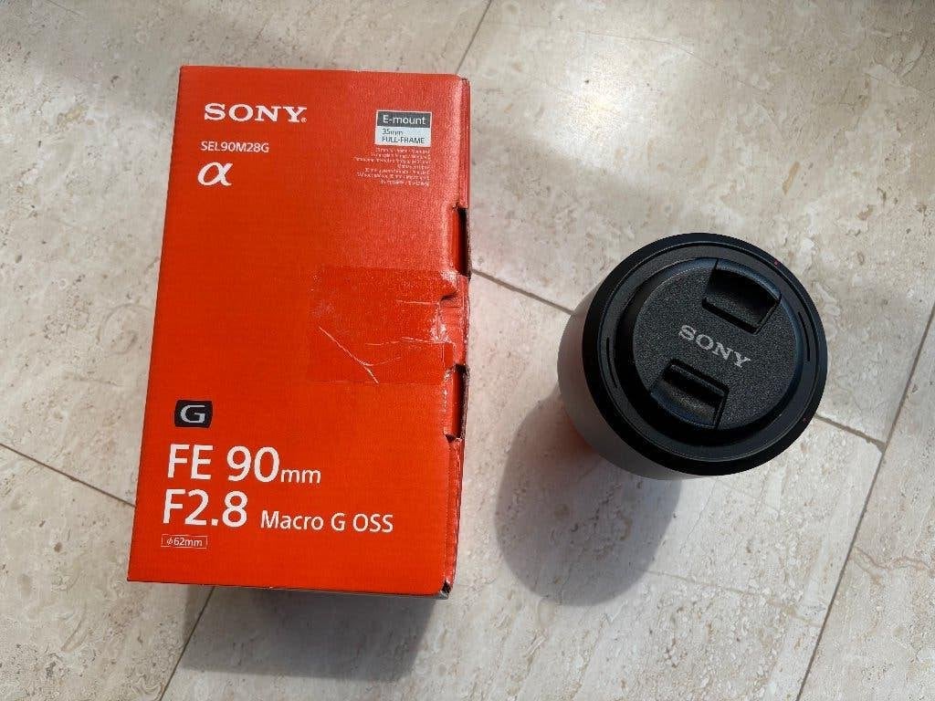Sony FE 90 mm F2.8 Macro G OSS, Sony E-mount, Sony, Macrofunctie, Zo goed als nieuw