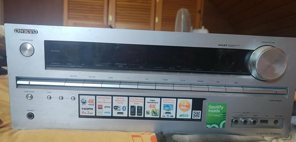 Onkyo receiver TX-NR626 (Sint Gillis Waas ), Audio, Tv en Foto, Versterkers en Ontvangers, Ophalen, Gebruikt, Onkyo