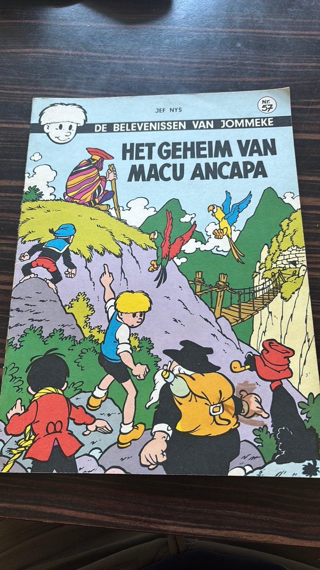 Het geheim van macu ancapa, Une BD, Enlèvement, Utilisé
