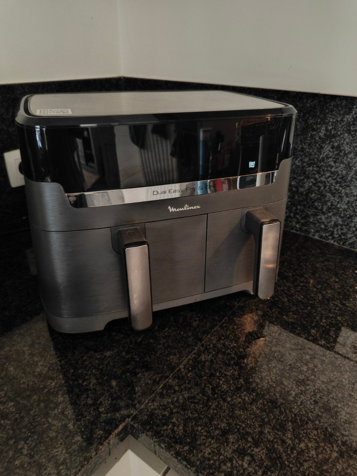 Moulinex dual easy fry & grill  8L/3L, Elektronische apparatuur, Airfryers, Ophalen, Airfryer