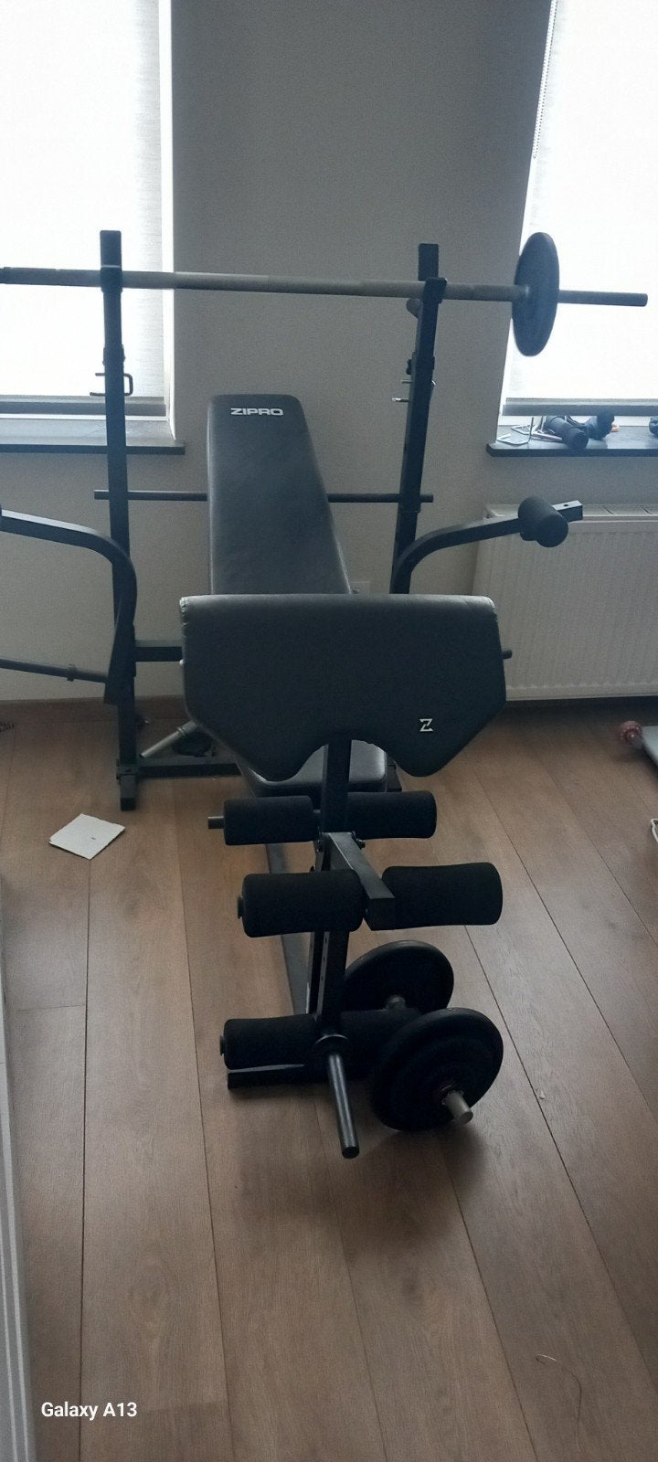 Nieuw fitnesstoestel, Ophalen