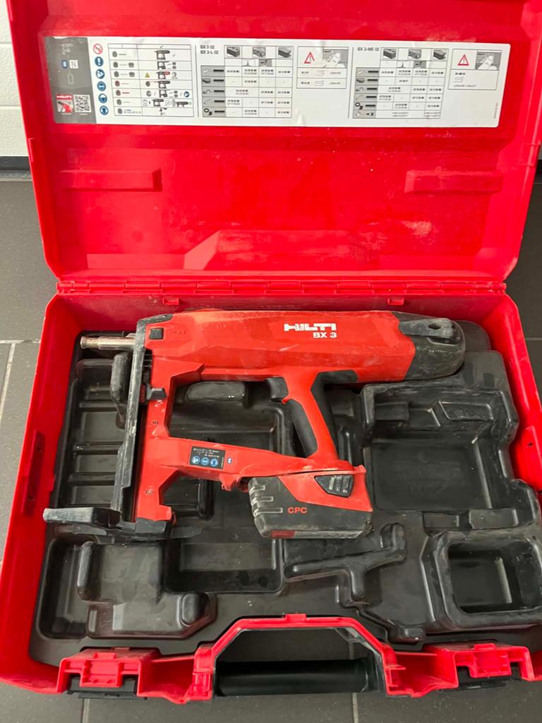 Hilti BX 3, Ophalen, Gebruikt