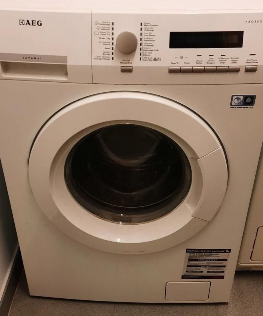 Wasmachine AEG werkt nog perfect, Ophalen