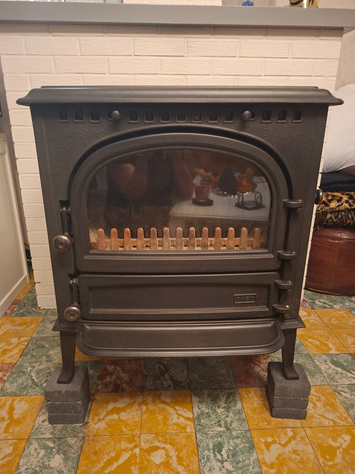 Houtkachel SAEY, Enlèvement, Poêle à bois