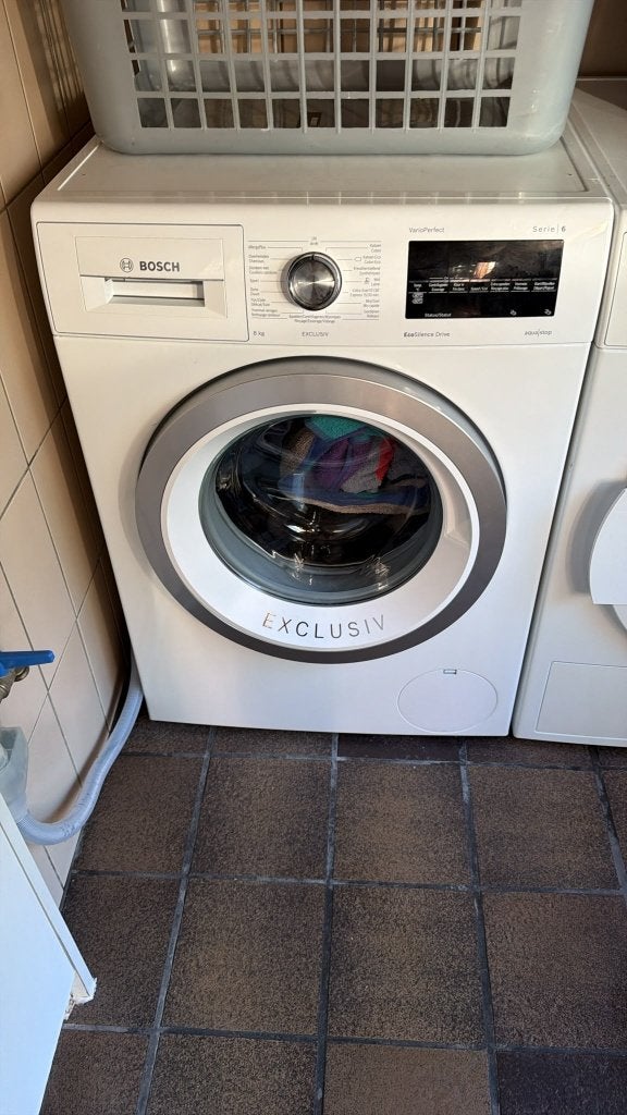 Bosch serie 6 wasmachine, Electroménager, 1200 à 1600 tours, 6 à 8 kg, 85 à 90 cm, Comme neuf