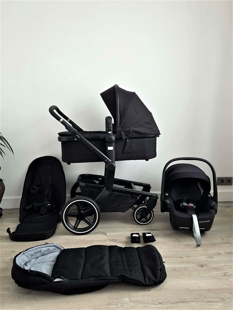 Joolz Day+ Kinderwagen Black, Ophalen of Verzenden, Kinderwagen, Maxi-Cosi, Met autostoeltje