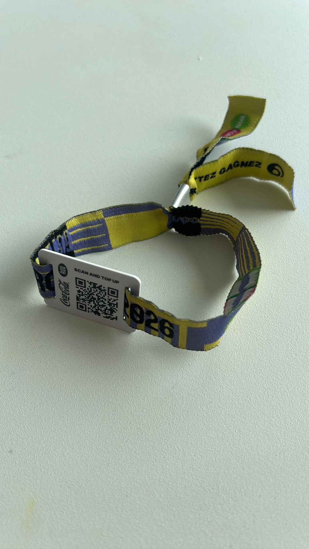Bandje rock werchter, Une personne