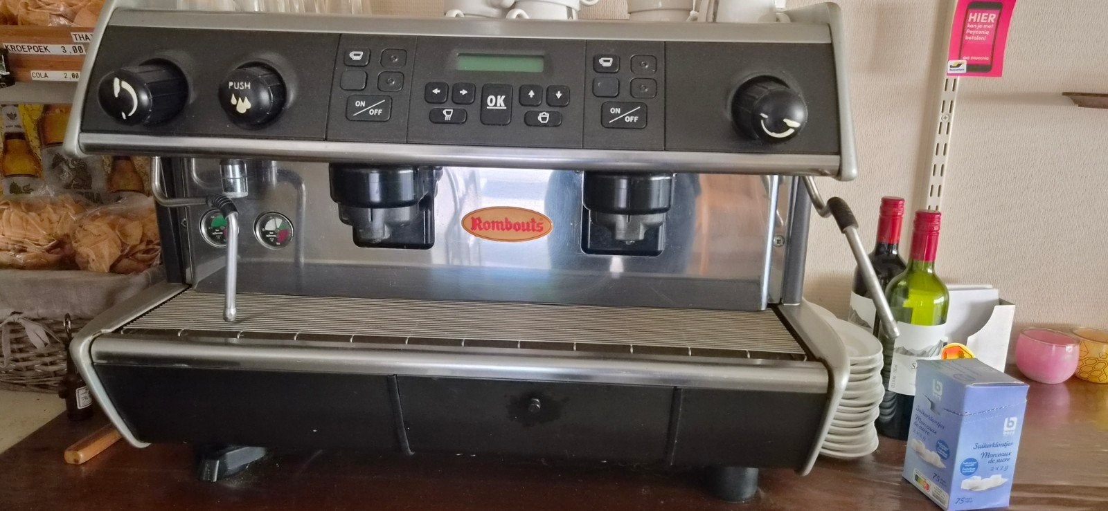 Koffiemachine Rombouts topstaat, Ophalen