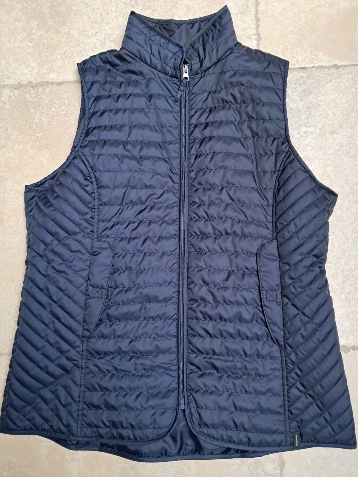 Merk Fouganza blauwe bodywarmer mt Large, Kleding | Dames, Ophalen of Verzenden, Nieuw, Maat 42/44 (L), Blauw