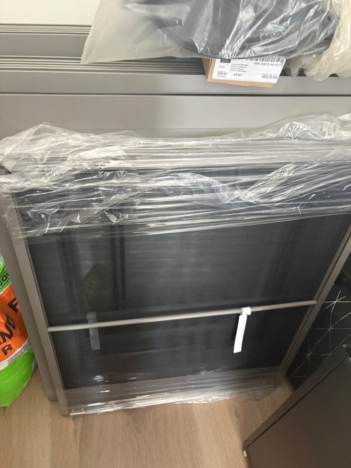 Raam met bijhorend glas en mugggenraam 2x, Doe-het-zelf en Bouw, Ophalen, Gevelraam of Ruit, Minder dan 80 cm, 80 tot 120 cm