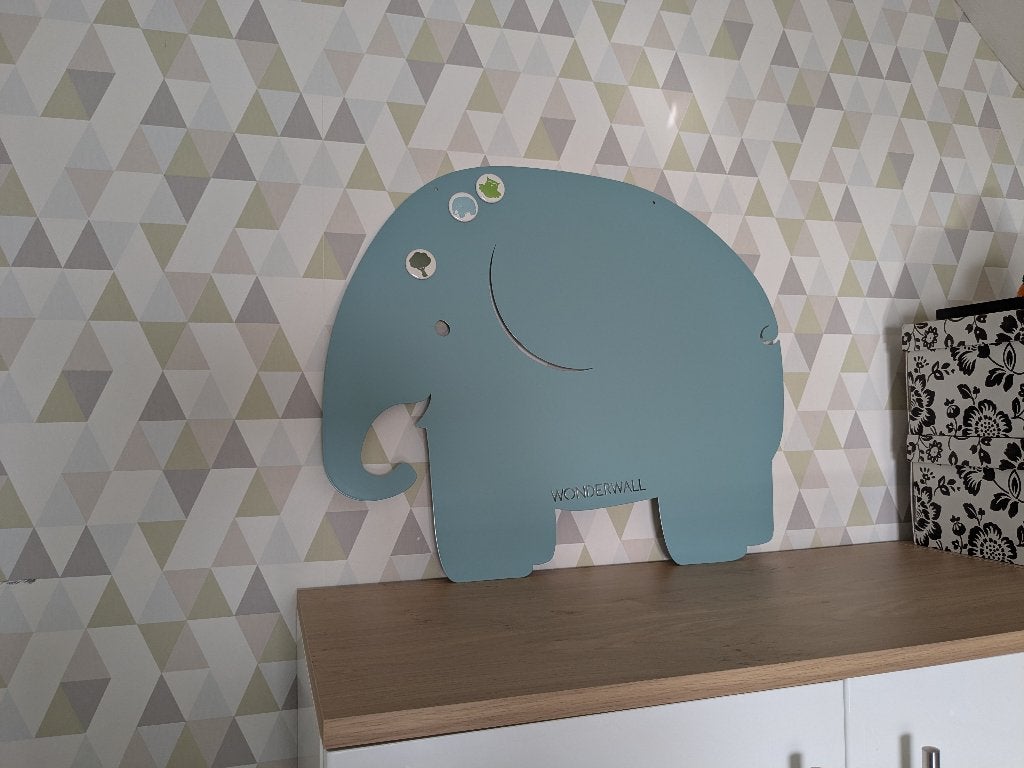 Magneetbord Olifant Kinderkamer, Huis en Inrichting, Ophalen, Zo goed als nieuw, Magneetbord