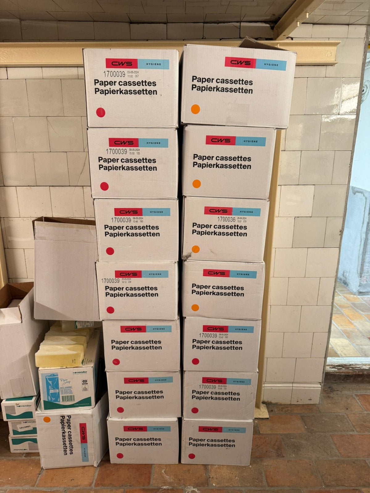 Cws papierkassetten, Ophalen, Nieuw