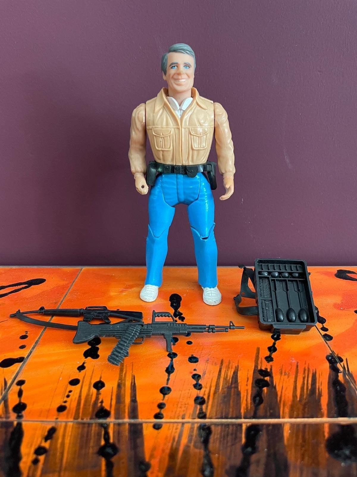 Vintage The A-Team Hannibal compleet, Enlèvement ou Envoi, Utilisé