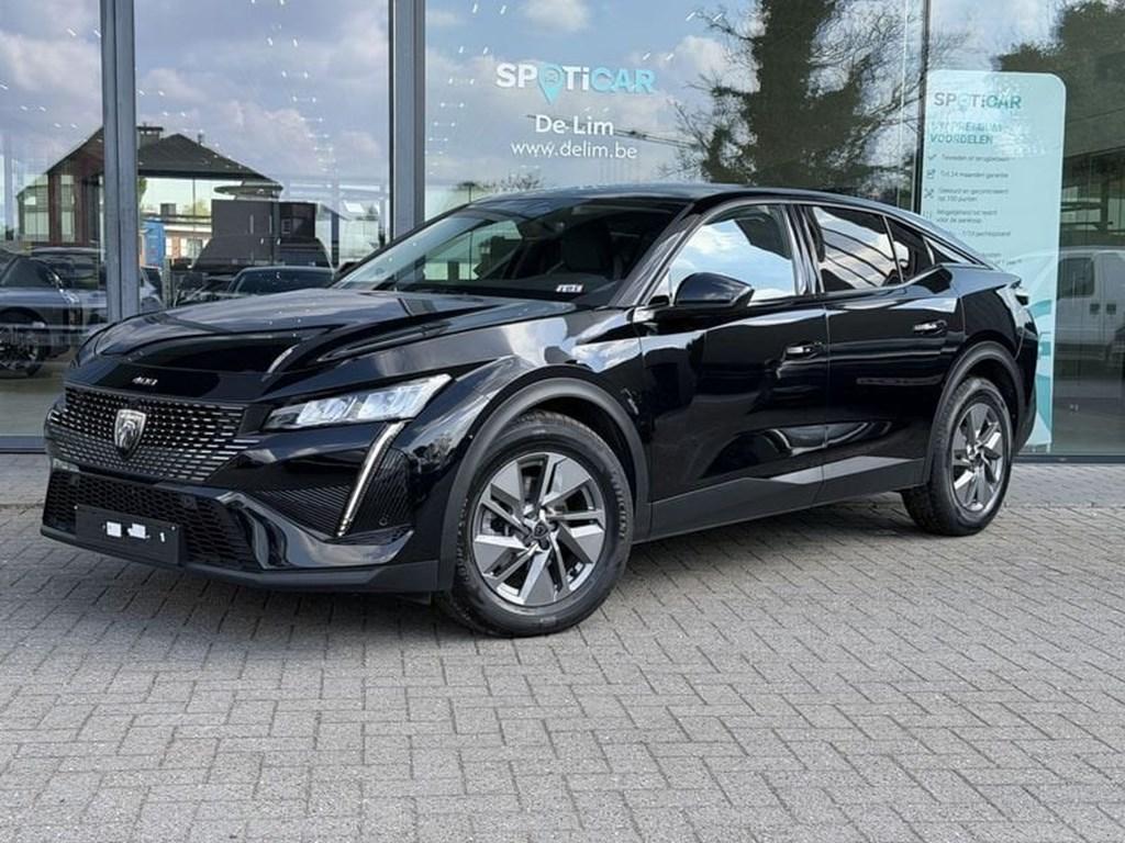 Peugeot 408 1.2T Hybrid Allure *Navi*CarPlay*360°*Winter Pa, Auto's, Peugeot, Adaptive Cruise Control, Zwart, 136 pk, Zwart