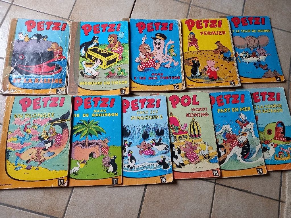 Bandes dessinées Petzi, 11, Série complète ou Série, Enlèvement, Utilisé