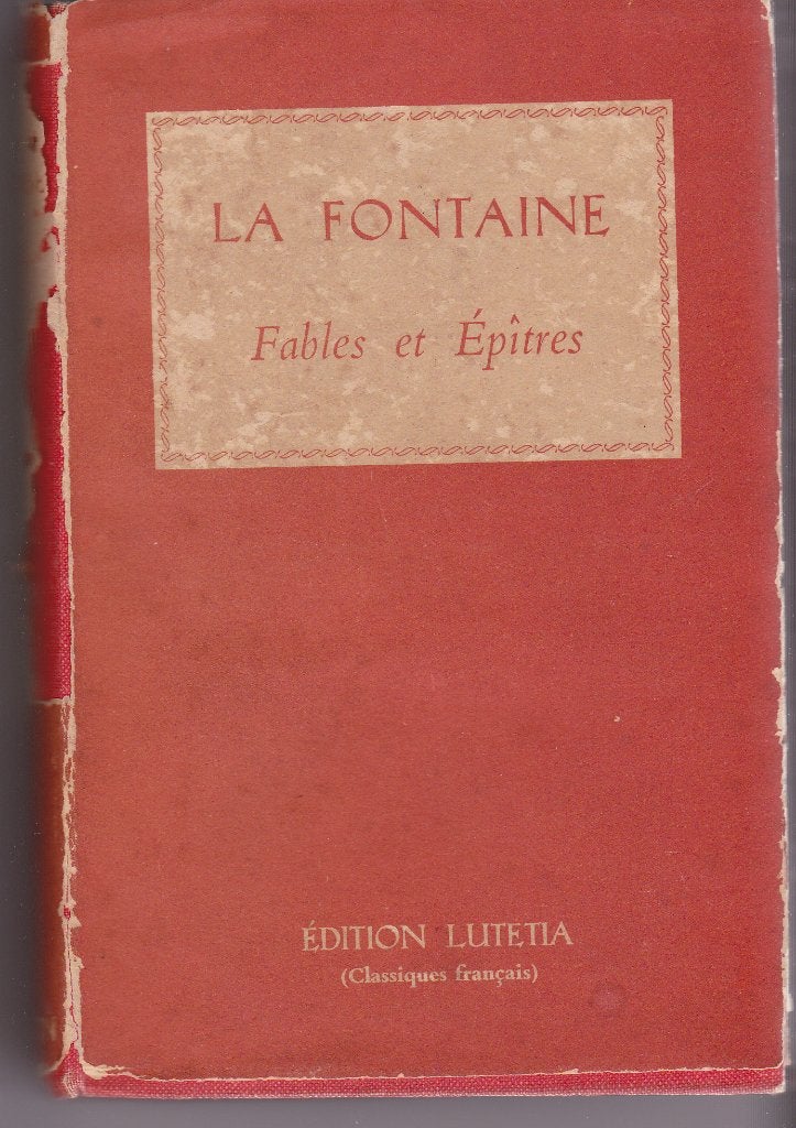 La Fontaine – Fables et Epitres, Ophalen of Verzenden, LaFontaine