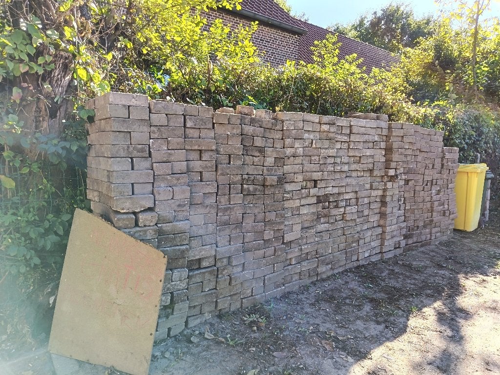 Gratis klinkers, Tuin en Terras, Ophalen, Gebruikt, Beton, Klinkers