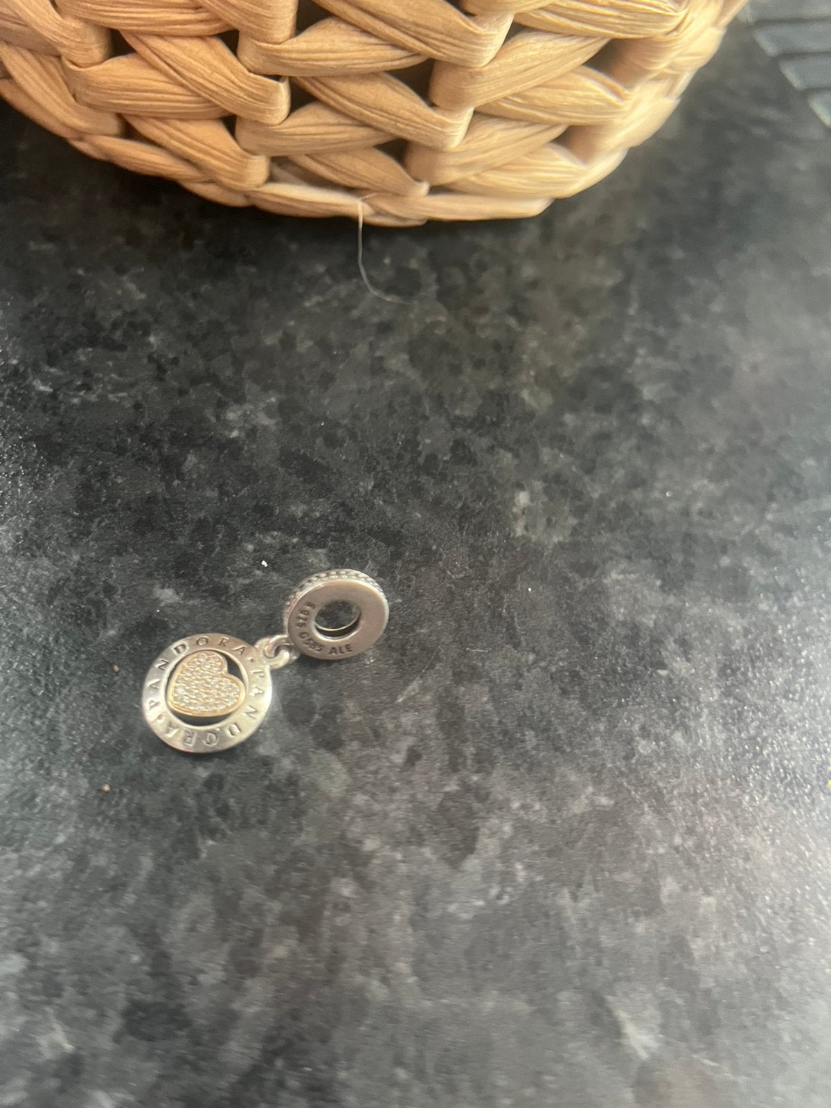 Bedel Pandora hart, Ophalen of Verzenden, Zo goed als nieuw, Pandora