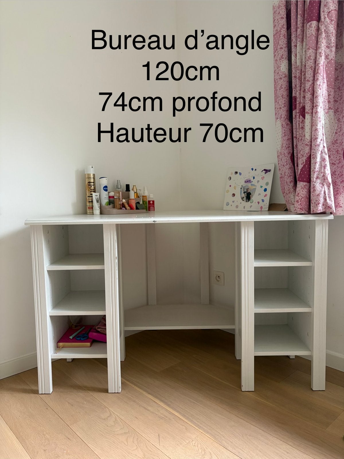 Bureau d’angle IKEA en bon état, Enlèvement, Utilisé, IKEA, Bureau d'angle