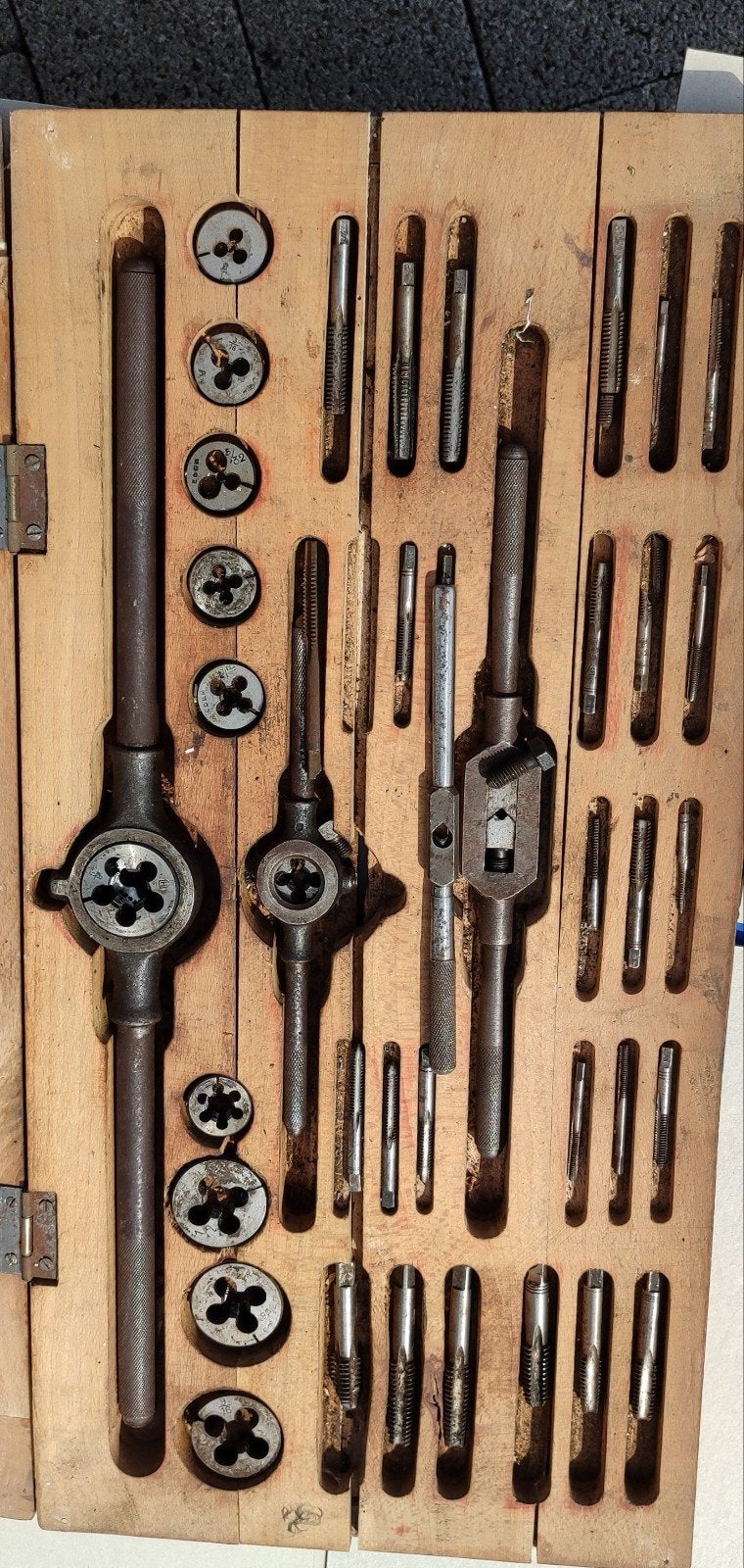 oud draadsnijset, Doe-het-zelf en Bouw, Gereedschap | Handgereedschap, Ophalen, Gebruikt
