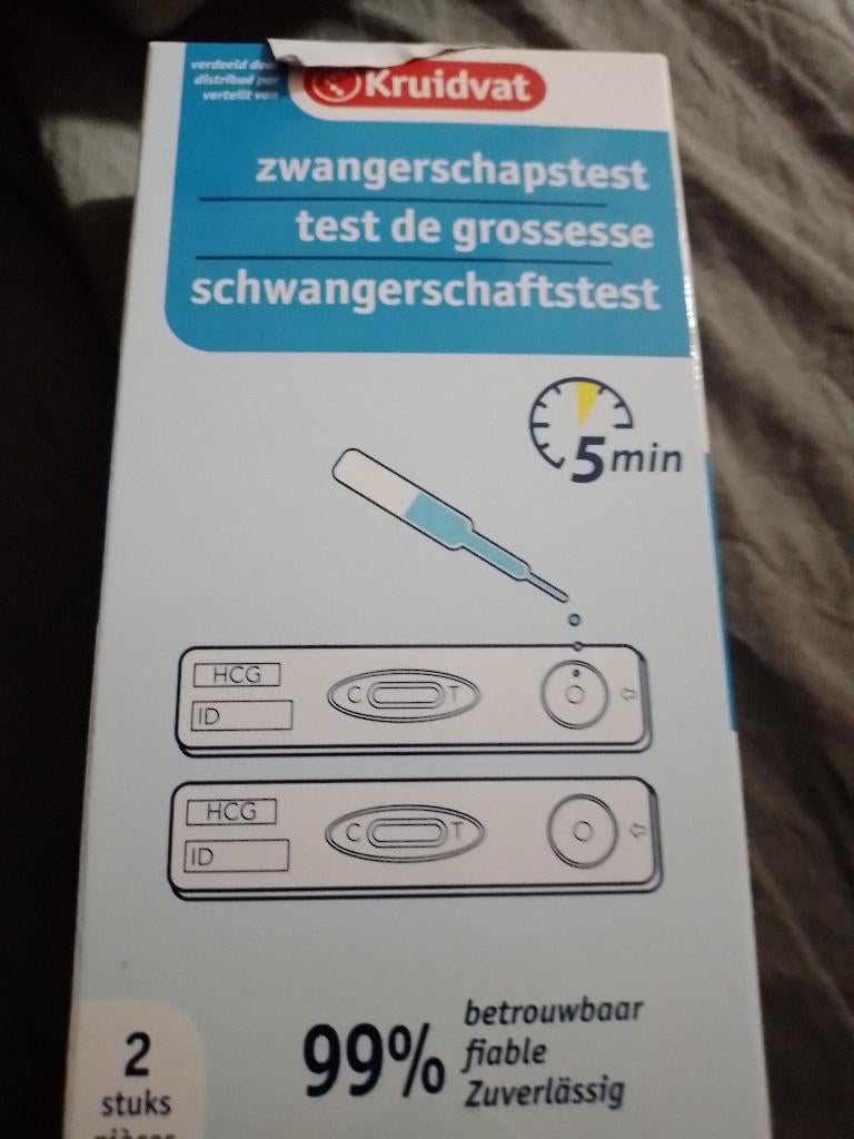 Zwangerschapstest kruidvat baby zwwaanger, Ophalen of Verzenden, Nieuw