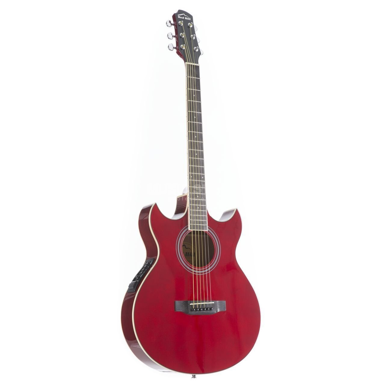 Akoustische gitaar met multi tafelamb + kabel en koppelstuk, Muziek en Instrumenten, Ophalen, Zo goed als nieuw, Semi-akoestisch