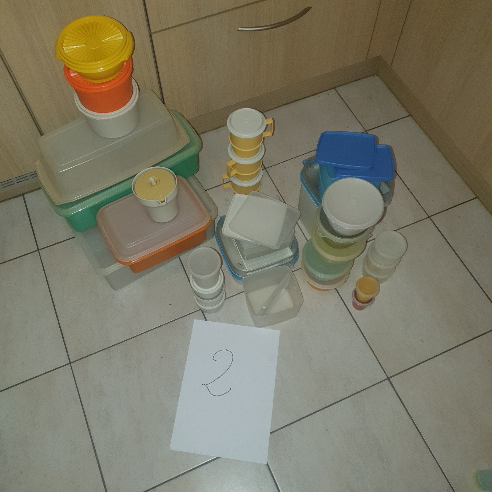 tupperware, Enlèvement, Utilisé