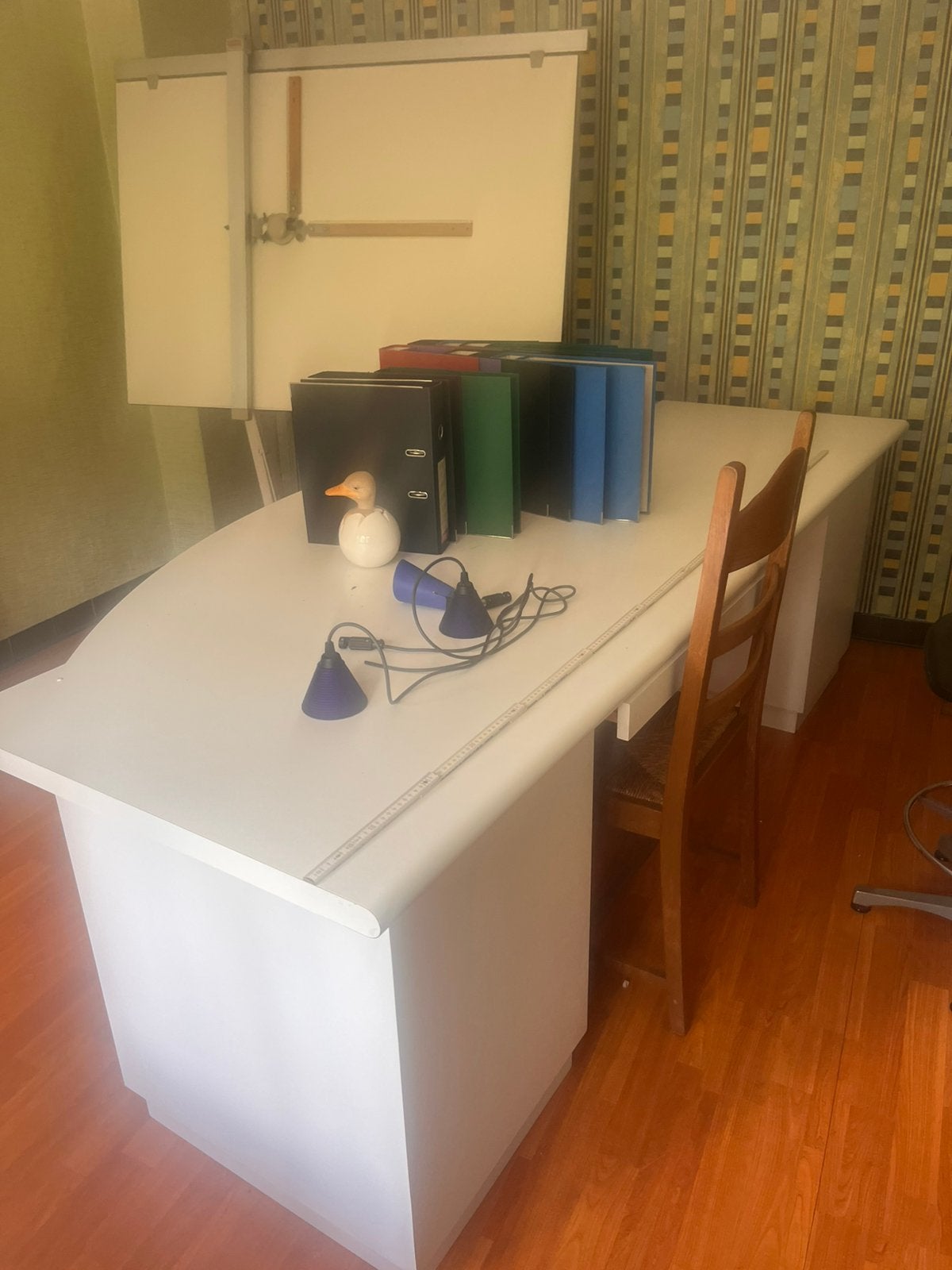 grote bureau, Ophalen, Gebruikt, Hout