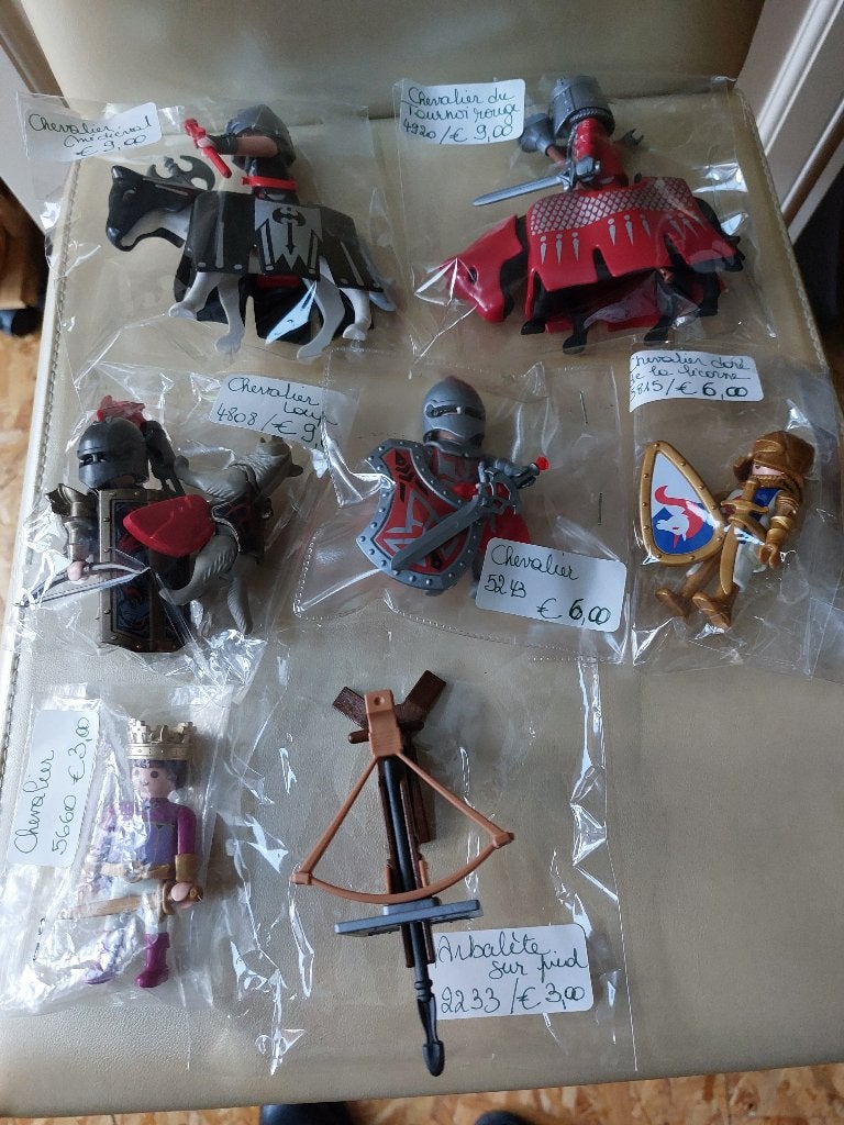 Playmobil chevaliers ++ et accessoires, Enlèvement ou Envoi, Comme neuf