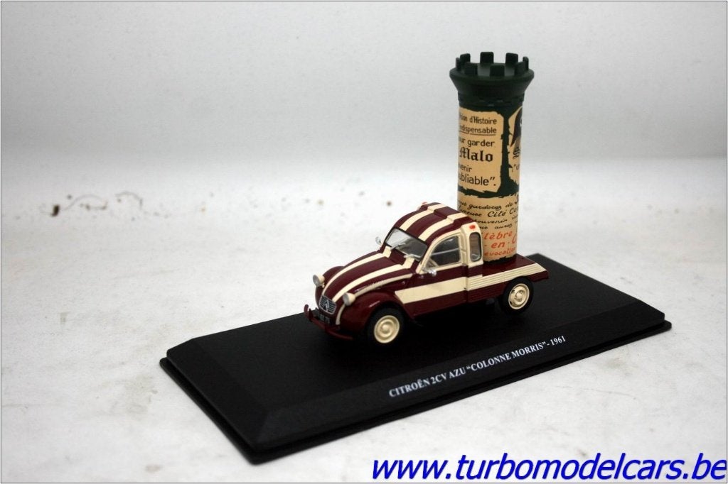 Citroën 2CV AZU Colonne Morris 1961 1/43 Altaya, Ophalen of Verzenden, Nieuw, Auto, Overige merken