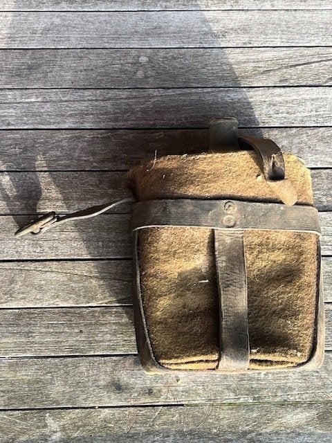 Britse P1914 waterbottle holder + waterbottle 14-18 / WW1, Verzamelen, Ophalen of Verzenden