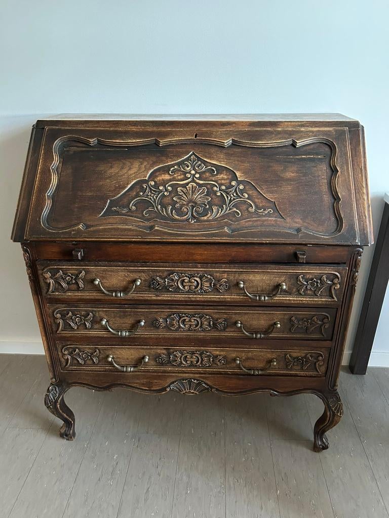 Antieke secretaire, Antiquités & Art, Antiquités | Meubles | Armoires, Enlèvement