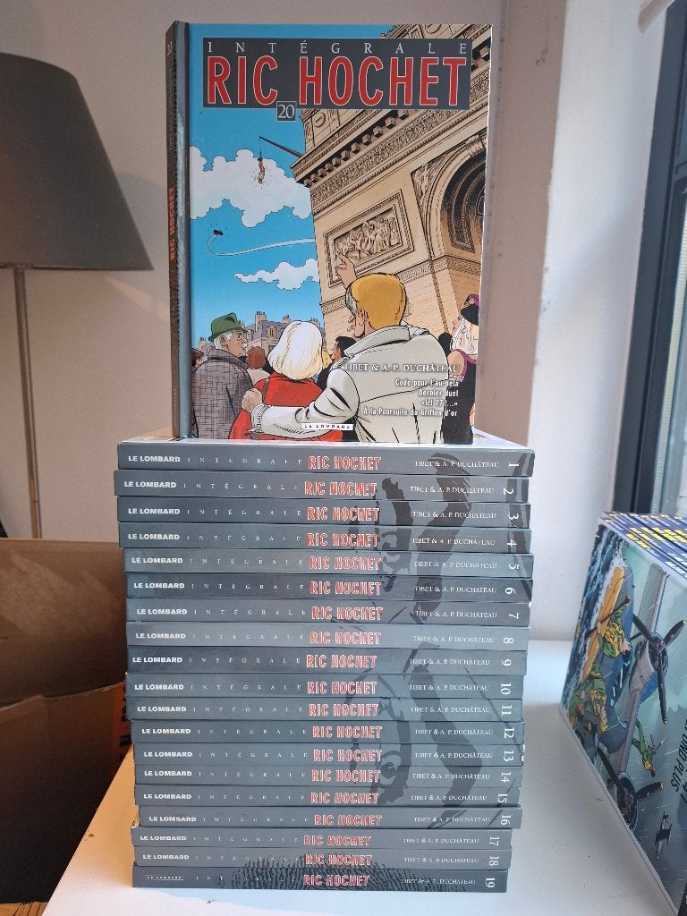 INTEGRALES RIC HOCHET VOLUMES 1 à 20 COMPLET TBE, Série complète ou Série, Enlèvement ou Envoi, Comme neuf