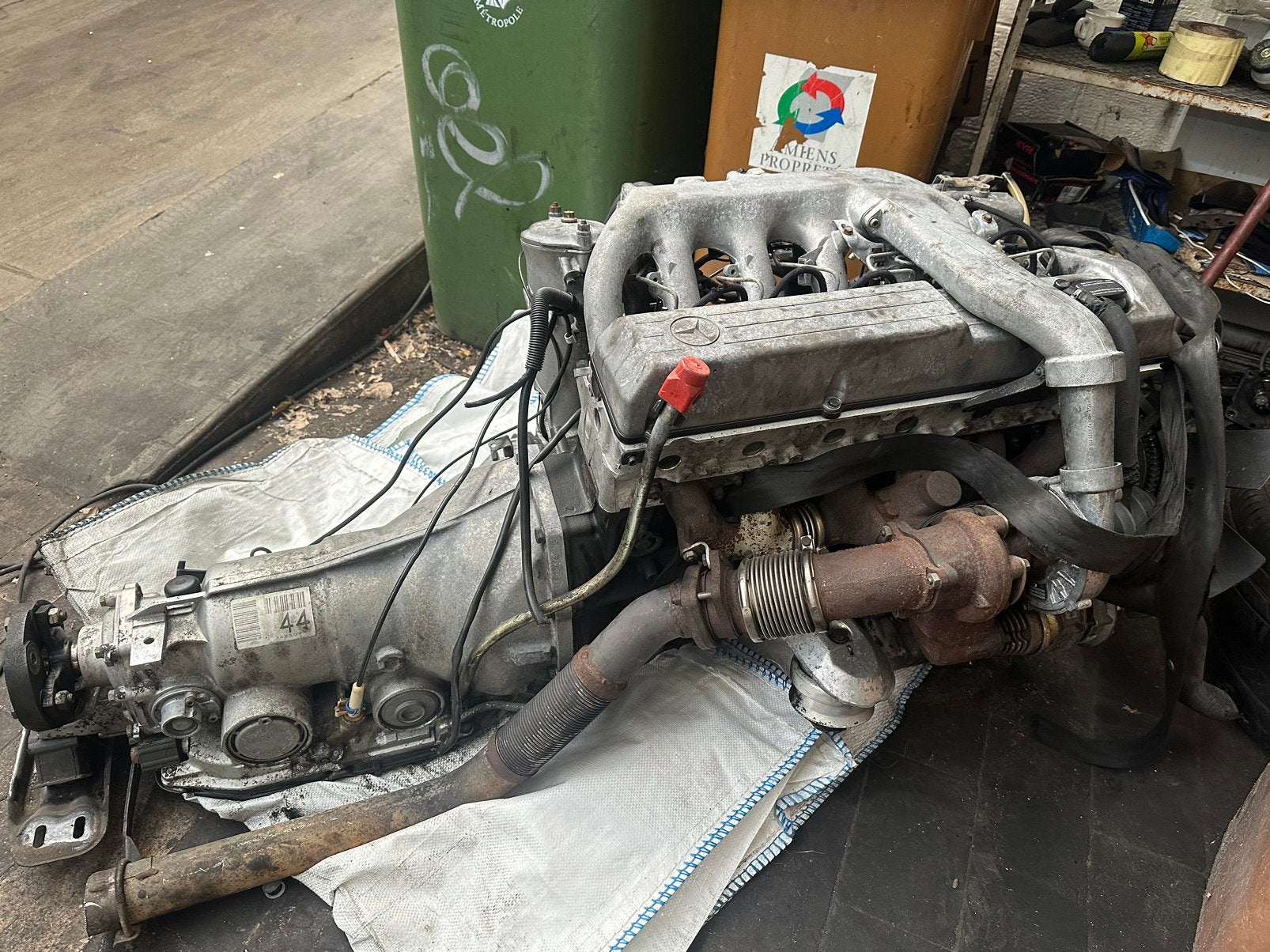 Moteur OM603960 +boite automatique, Enlèvement