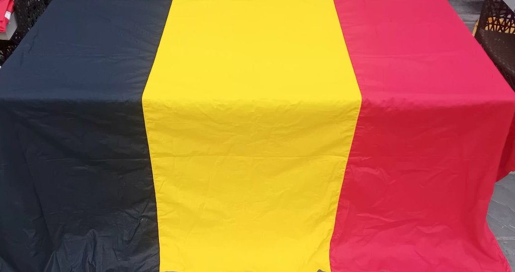 Nieuwe mega Belgische vlag - 220 x 215 cm- Drapeau Belge, Ophalen, Nieuw