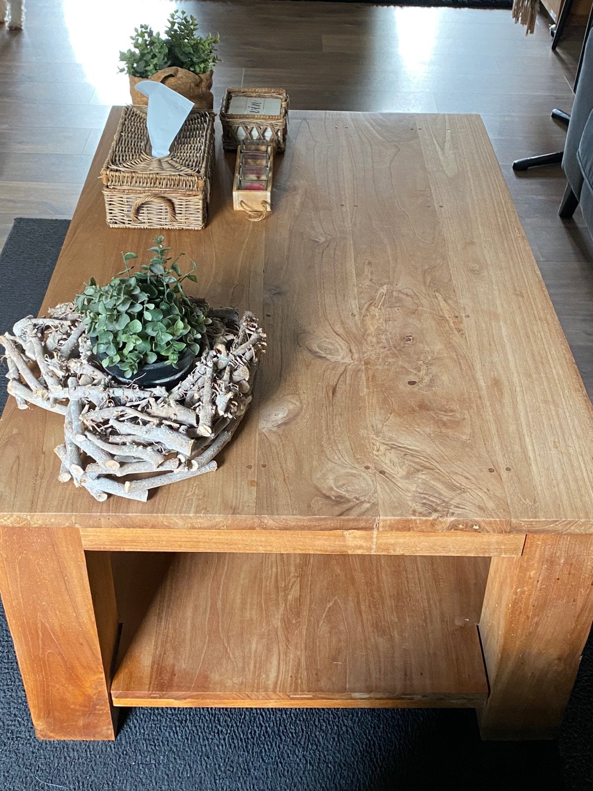 Salontafel teak 120mx80, Ophalen