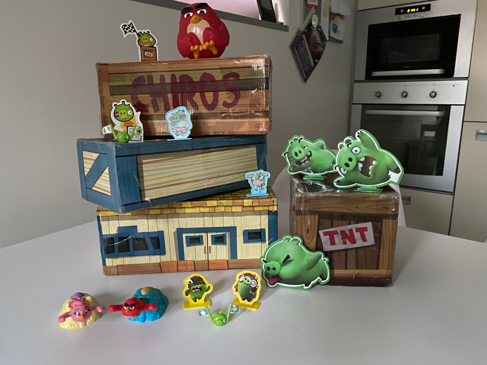 Angry Birds en vinyle Knockout, Enlèvement ou Envoi, Utilisé