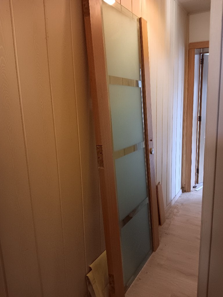 Binnendeur, Doe-het-zelf en Bouw, Ophalen, Glas, Binnendeur