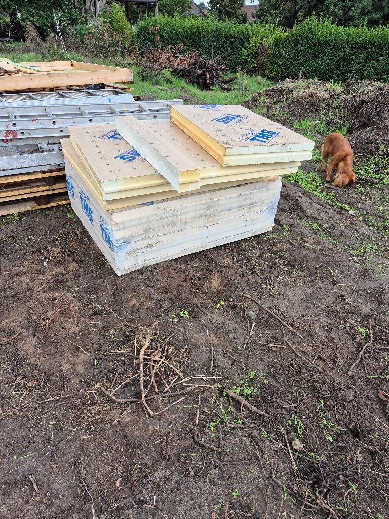 7 x PIR isolatie platen 10cm dik rd waarde 4,5m2K/W, Doe-het-zelf en Bouw, Ophalen, Vloerisolatie, Nieuw, 5 tot 10 m²