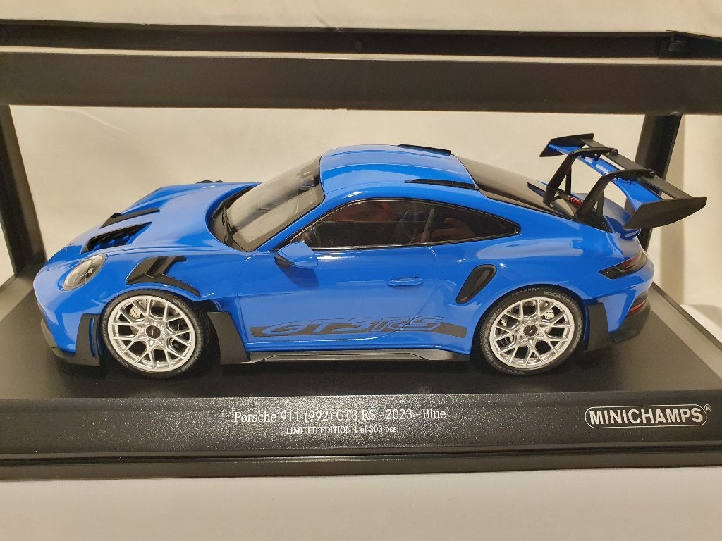 Porsche 911 GT3 RS Blue 2023 Minichamps 1:18 Nouveau, Enlèvement ou Envoi, Neuf, Voiture, MiniChamps