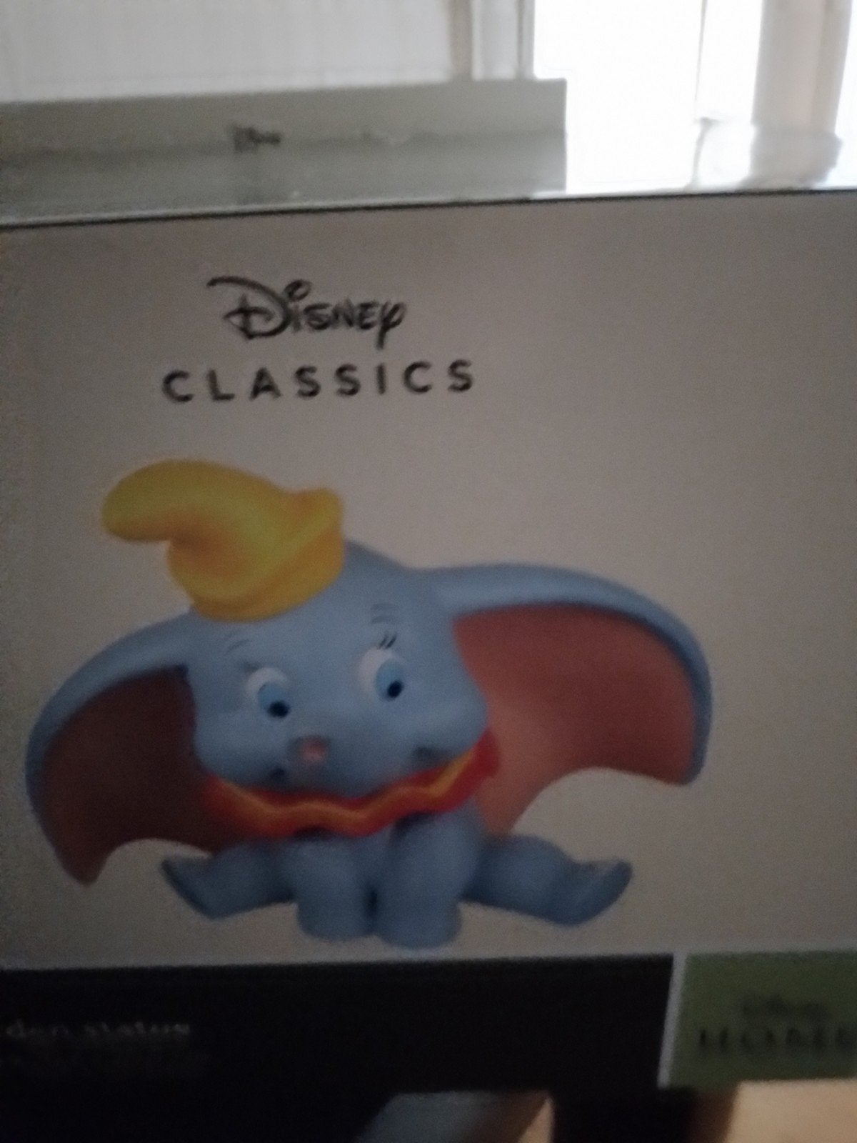 dumbo in gekleurde hars van disney home 20 cm, Verzamelen, Ophalen, Zo goed als nieuw, Beeldje of Figuurtje