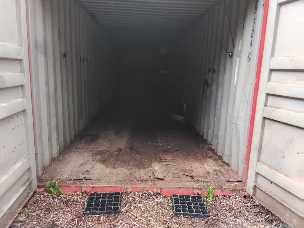 zeecontainer   te koop, Ophalen