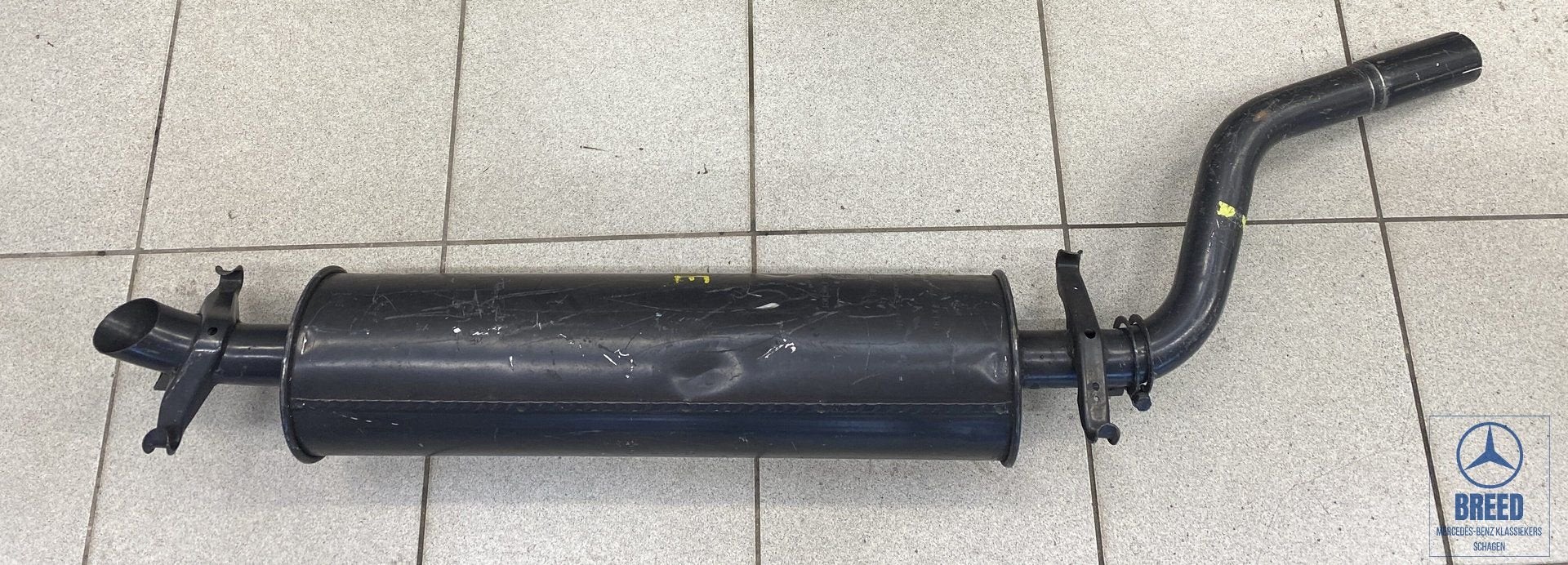 NOS einddemper voor Mercedes-Benz W123 250, Auto-onderdelen, Uitlaatsystemen, Ophalen, -, Nieuw, -